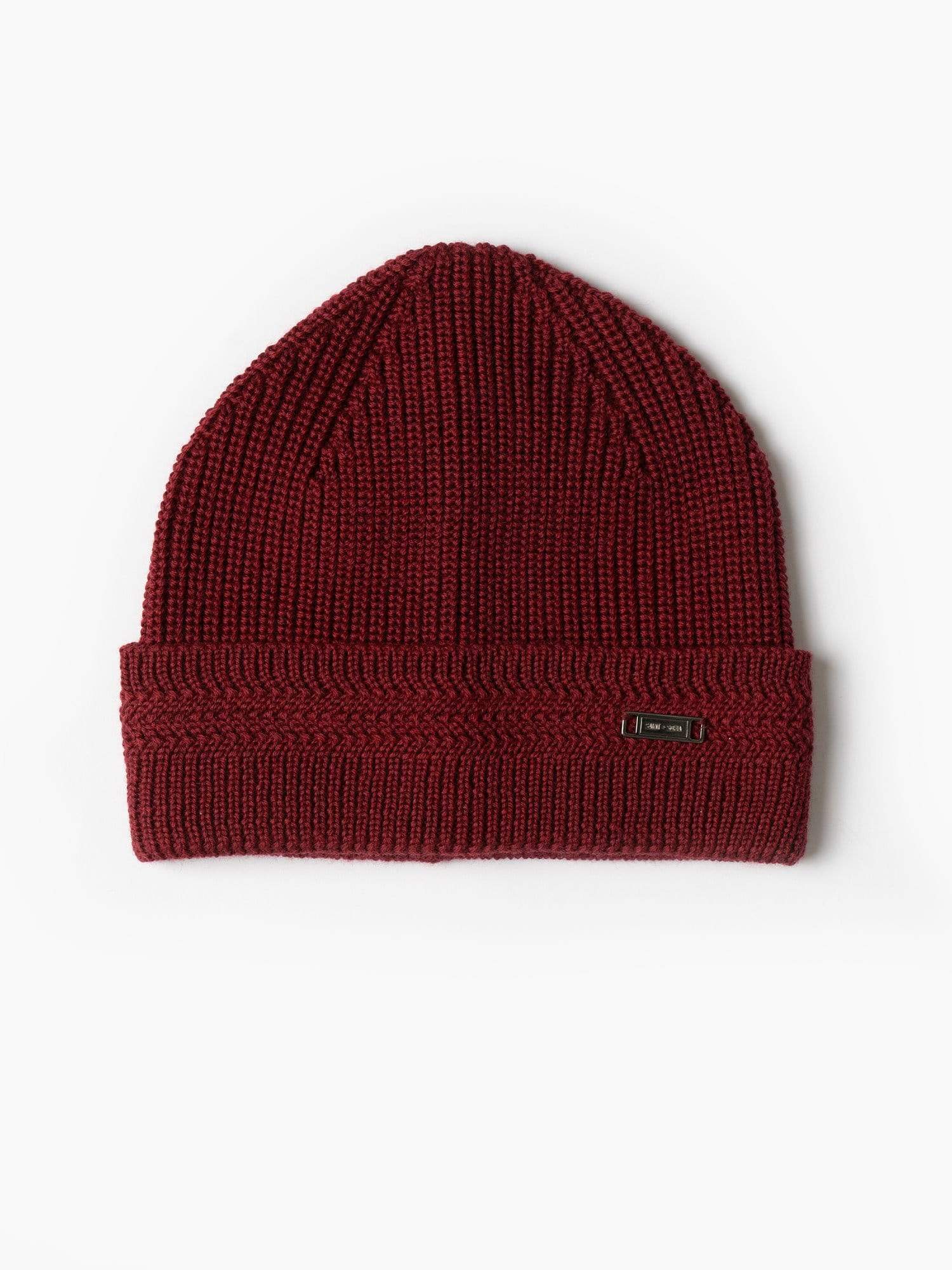 Women's Merino Beanie Red Wool | Saint and Sofia® Europe